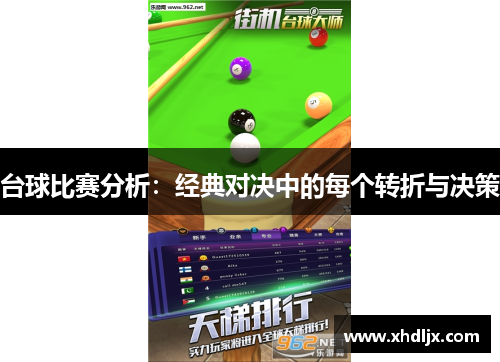 台球比赛分析：经典对决中的每个转折与决策