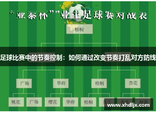 足球比赛中的节奏控制：如何通过改变节奏打乱对方防线
